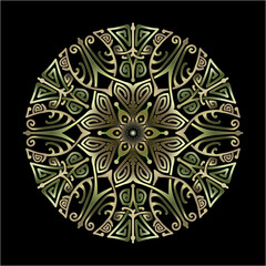 mandala art ornament for printing