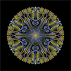 mandala art ornament for printing