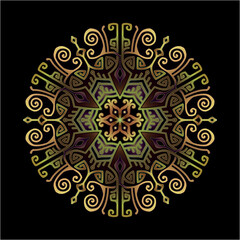 mandala art ornament for printing