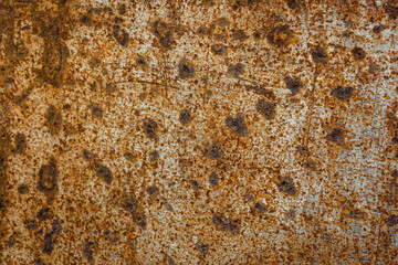 Grunge rusted metal texture, rust, and oxidized metal background. Old metal iron panel
