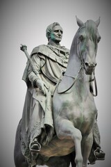 Equestrian Statue of King John of Saxony in Dresden, Germany