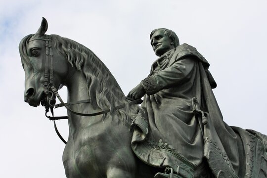 Equestrian Statue of King John of Saxony in Dresden, Germany