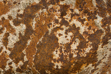 Grunge rusted metal texture, rust, and oxidized metal background. Old metal iron panel