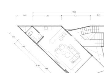 Write a blueprint architecture for building.