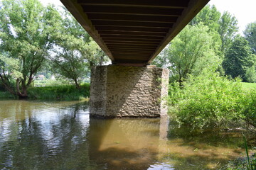 Brücke über die Ahrmündung