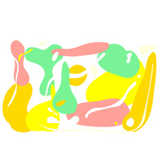 レトロな色遣いのベクター背景