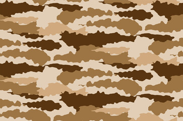Seamless desert camouflage abstract pattern, Military Camouflage repeat pattern design for Army background, printing clothes, fabrics, sport t-shirts jersey, web banners, posters, cards and wallpapers