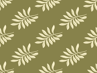leaf pattern design vector illustration for fabric and other backgrounds