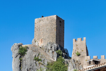 La Iruela Castle, old enclave of defensive origin located in the Spanish municipality La Iruela,...