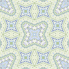 African repeating ornament vector design. Vintage geometric texture. Ceramic print in ethnic style. Patchwork motifs in spanish style.