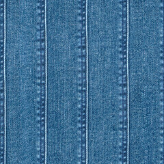 Jeans patchwork fashion background. Denim blue grunge textured seamless pattern