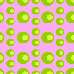 Green olives on a pink background. For textile, fabric, wallpaper and background.