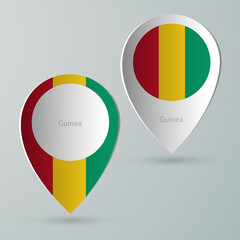 paper of map marker for maps and navigators