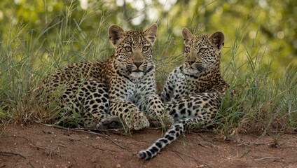 leopard in the tree