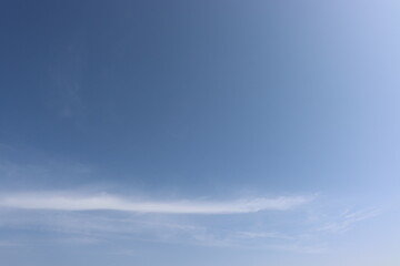 Fototapeta na wymiar 綺麗な日本の空を撮影
