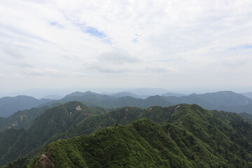 標高の高い場所からのパノラマ撮影