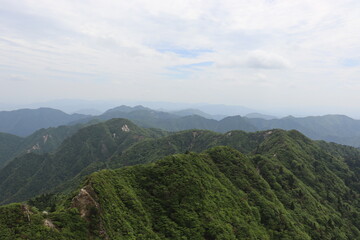 標高の高い場所からのパノラマ撮影