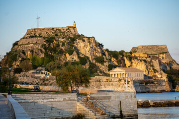 fortress in the city of corfu country