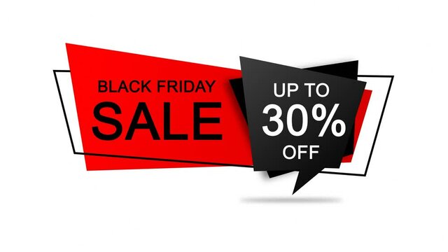 Promo screen saver for the Black Friday promotion with a 30% discount