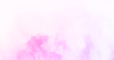 Cloud background. Sky with the cloud. Pink and purple background and texture. 3d rendering.