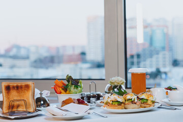 breakfast in the hotel