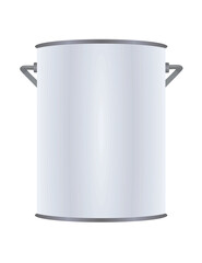 Blank color bucket. vector illustration