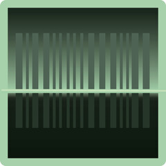 Bar  code scan. vector illustration