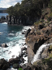 幻の海岸瀑 対馬の滝(たじまのたき) 1