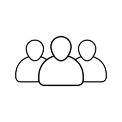 people icon or logo isolated sign symbol vector illustration - Collection of high quality black style vector icons