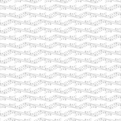Abstract pattern with wavy line for print textiles