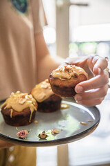 vegan peanut butter muffins