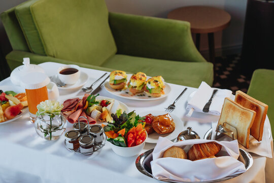 breakfast in the hotel