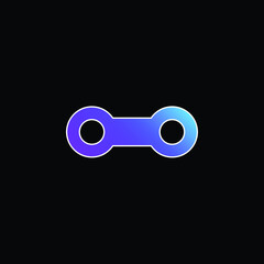 Binoculars blue gradient vector icon