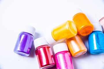 pearl powder in bottles quality mica powder color in bottles on white technology mica powder