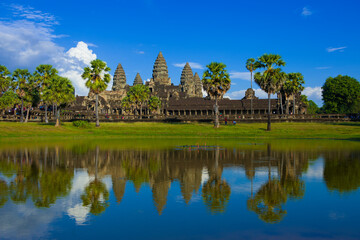 Fototapeta na wymiar Angkor Wat Krong Siem Reap Cambodia. 