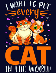 Cat Niche Designs for Multiple use (such as T-shirt, Coffee Cup, Mug, Pillow etc.)