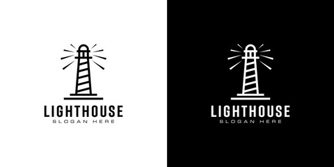 Lighthouse icon. Simple illustration of lighthouse vector icon for web