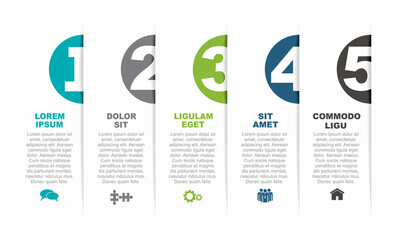 Infographic design template with place for your data. Vector illustration.