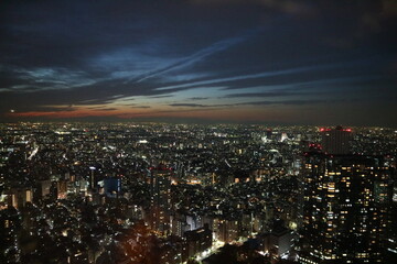 Obraz premium night view of the city