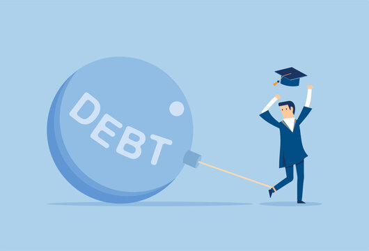 Huge debts accumulated after graduation