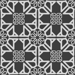 Pattern abstract seamless ethnic vector illustration style design for fabric curtain background carpet wallpaper clothing wrapping Batik fabric tile ceramic