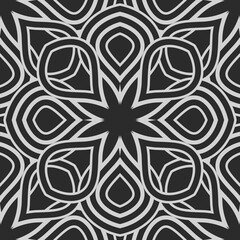 Pattern abstract seamless ethnic vector illustration style design for fabric curtain background carpet wallpaper clothing wrapping Batik fabric tile ceramic