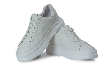 White modern shoes