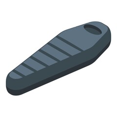 Hike sleeping bag icon. Isometric of Hike sleeping bag vector icon for web design isolated on white background