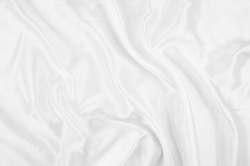 Fototapeta na wymiar white fabric texture background, abstract