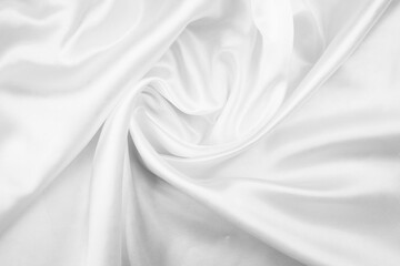 Obraz premium white background, closeup texture of cloth