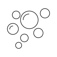 bubble vector line icon. eps 10