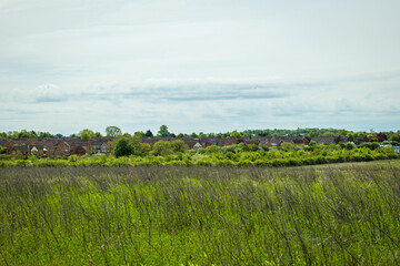 British town landscape view in england uk