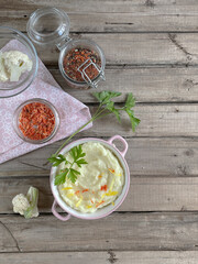 Keto Cooking: Keto Cauliflower Hummus. Roasted cauliflower hummus is a delicious chickpea-free version of hummus that's low-carb, keto