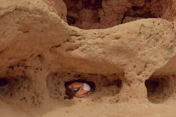 old cave in the desert